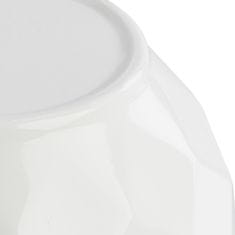 botle Kerámia virágcserép Fehér 18.5 cm H17 cm fényes