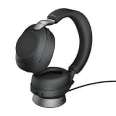 Jabra 28599-989-989 Evolve2 85 Stereo Vezetékes és vezeték nélküli 2.0 Fejhallgató Fekete