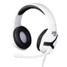 Konix KX-GH-NMS-P5 Mythics Nemesis PS5 Vezetékes 2.0 Gamer Fejhallgató Fehér-fekete