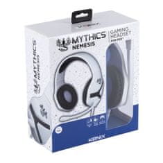 Konix KX-GH-NMS-P5 Mythics Nemesis PS5 Vezetékes 2.0 Gamer Fejhallgató Fehér-fekete