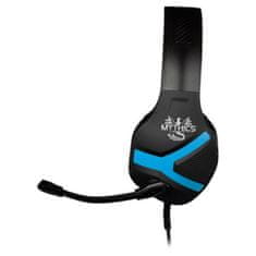 Konix KX-GH-NMS-P4 Mythics Nemesis PS4 Vezetékes 2.0 Gamer Fejhallgató Fekete-kék