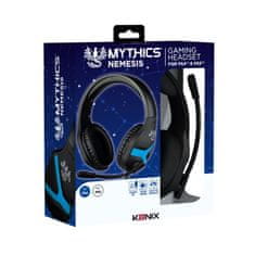 Konix KX-GH-NMS-P4 Mythics Nemesis PS4 Vezetékes 2.0 Gamer Fejhallgató Fekete-kék
