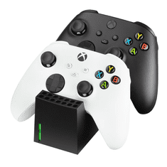 Snakebyte Twin Charge SX, Xbox Series X|S, Fekete, Kontroller töltőállomás