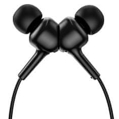 TKG Headset: Hoco ES51 - fekete stereo sport bluetooth headset fülhallgató