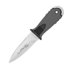 Fox Knives FOX kések 646/11 Tekno SUB búvárkés 11 cm, szürke, TPE, műanyag tok