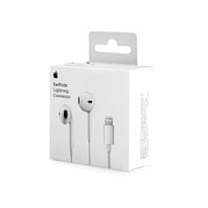 TKG Headset: Apple EarPods - stereo fehér headset - Lightning csatlakozóval