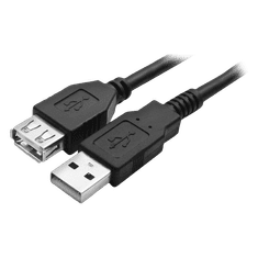 SENCOR SCO 510-015 USB 2.0-A apa - USB 2.0-A anya Hosszabbító kábel 1.5m - Fekete (SCO 510-015)