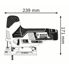 BOSCH GST 12V-70 solo Professional Akkus szúrófűrész (akku és töltő nélkül) (06015A1001)
