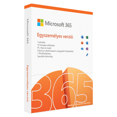 Microsoft 365 Egyszemélyes verzió MAGYAR (1 PC / 1 év) (QQ2-01744)