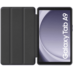 TokShop Samsung Galaxy Tab A9 (8.7) SM-X110 / X115, mappa tok, párduc kölyök minta, Trifold, zöld/színes (TS4930)