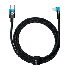 BASEUS MVP2 USB-C - USB-C kábel 100W 2m fekete kék (CAVP000721) (CAVP000721)