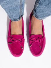 Amiatex Női mokaszin 107559 + Nőin zokni Gatta Calzino Strech, rózsaszín árnyalat, 41