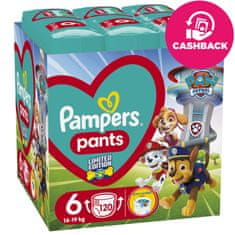 Pampers Active Baby Pants Mancs őrjárat pelenkák 6-os méret (14-19 kg) 120 db