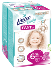 LINTEO Baby Pants 6 XL Premium 15-25 kg, 18 db