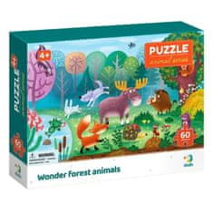DoDo Puzzle Biomy - Csodálatos erdei állatok 60 darab