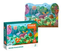 DoDo Puzzle Biomy - Csodálatos erdei állatok 60 darab