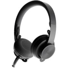 Logitech 981-000859 Zone Plus Vezeték nélküli 2.0 Fejhallgató Fekete