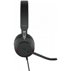 Jabra 24189-999-899 Evolve2 40 SE Stereo Vezetékes 2.0 Fejhallgató Fekete