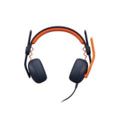 Logitech 981-001367 Zone Learn On Ear Vezetékes 2.0 Fejhallgató Kék-narancs