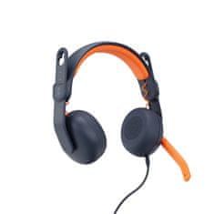 Logitech 981-001367 Zone Learn On Ear Vezetékes 2.0 Fejhallgató Kék-narancs