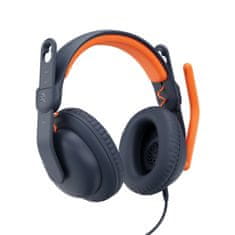 Logitech 981-001389 Zone Learn Over Ear Vezetékes 2.0 Fejhallgató Kék-narancs