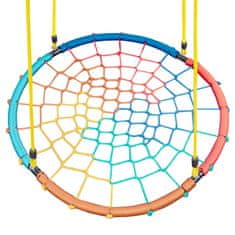 Aga Závěsný houpací kruh 100 cm Čtyřbarevný