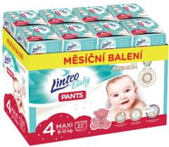 LINTEO Baby Pants 4 Maxi Premium, 9-15 kg, 176 db