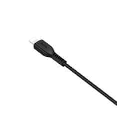 TKG Töltőkábel: HOCO X13 - USB / Lightning kábel 2,4A - 1m, fekete