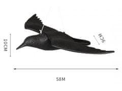 APT AG384D Galamb- és madárriasztó Raven 40 cm