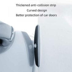 JOIRIDE® Autó ajtóvédő (4db) | IMPACTIKO Fekete