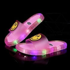 JOJOY® Gyerekpapucs LED lámpákkal | HAPPYS Rózsaszín 34/35