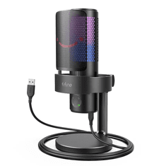 Fifine A9 RGB Mikrofon - Fekete (FA9B)
