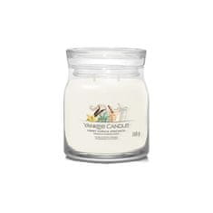 Yankee Candle Illatgyertya Signature üveg közepes Sweet Vanilla Horchata 368 g