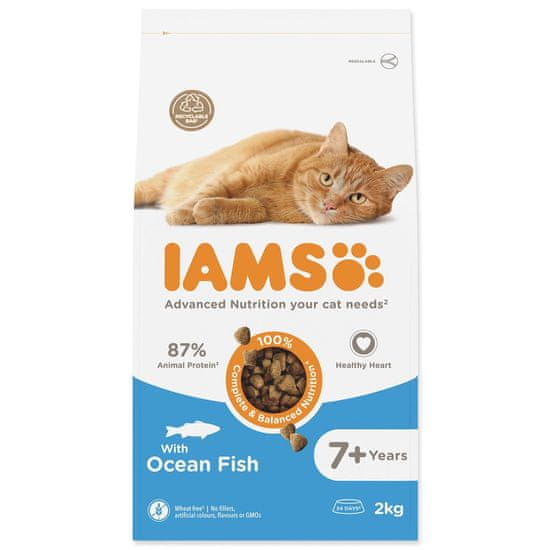 IAMS Cat Senior Ocean Fish 2kg