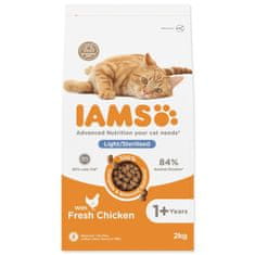 IAMS Cat Adult/Senior Weight Control/Sterilized Chicken 2kg