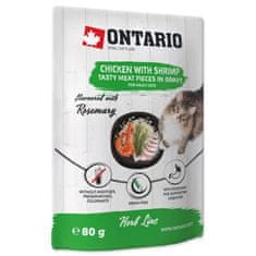 Ontario Kapszula csirke és garnélarák mártásban 80g