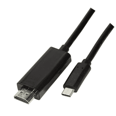 LogiLink USB-C -HDMI kábel 3m fekete (UA0330) (UA0330)