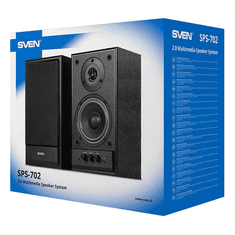 Sven SPS-702 2.0 csatornás Bluetooth hangszóró fekete (SV-0120702BL) (SV-0120702BL)