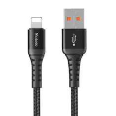 Mcdodo CA-2260 USB-A - Lightning kábel 0.2m fekete (CA-2260) (CA-2260)