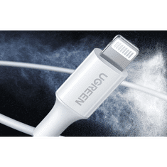Ugreen US155 USB-A – Lightning kábel 2.4A 1.5m fehér (80315) (80315)