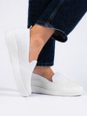 Amiatex Női tornacipő 107698 + Nőin zokni Gatta Calzino Strech, fehér, 41