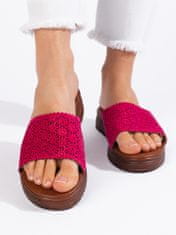 Amiatex Női papucs 107707 + Nőin zokni Gatta Calzino Strech, rózsaszín árnyalat, 38