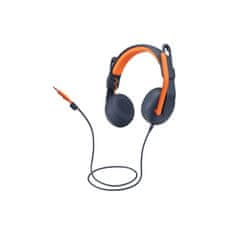 Logitech 981-001372 Vezetékes 2.0 Fejhallgató Kék-narancs