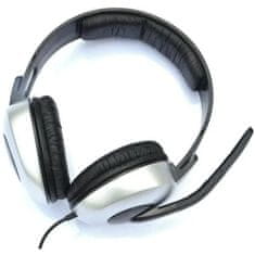 Genius HS-05A Vezetékes 2.0 Fejhallgató Fekete-ezüst