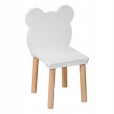 Olakids Gyermek asztal és szék mackó , 2 darabos készlet