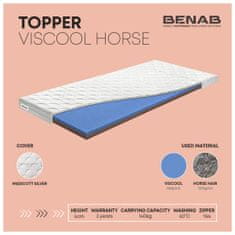 BENAB® TOPPER VISCOOL HORSE, 160x200