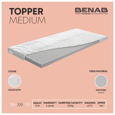 BENAB® TOPPER MEDIUM, 80x200
