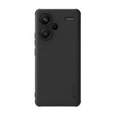 TKG Telefontok Xiaomi Redmi Note 13 Pro+ 5G - Nillkin Super Frosted - fekete hátlap tok beépített mágnessel (MagSafe tartóval kompatibilis)