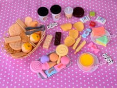 RAMIZ Cukrász készlet süteményekkel, édességekkel, kávéval - 17 darabos