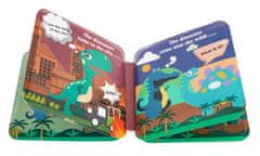 RAMIZ Ujjbáb készlet + angol nyelvű kiskönyv - Dinoszaurusz